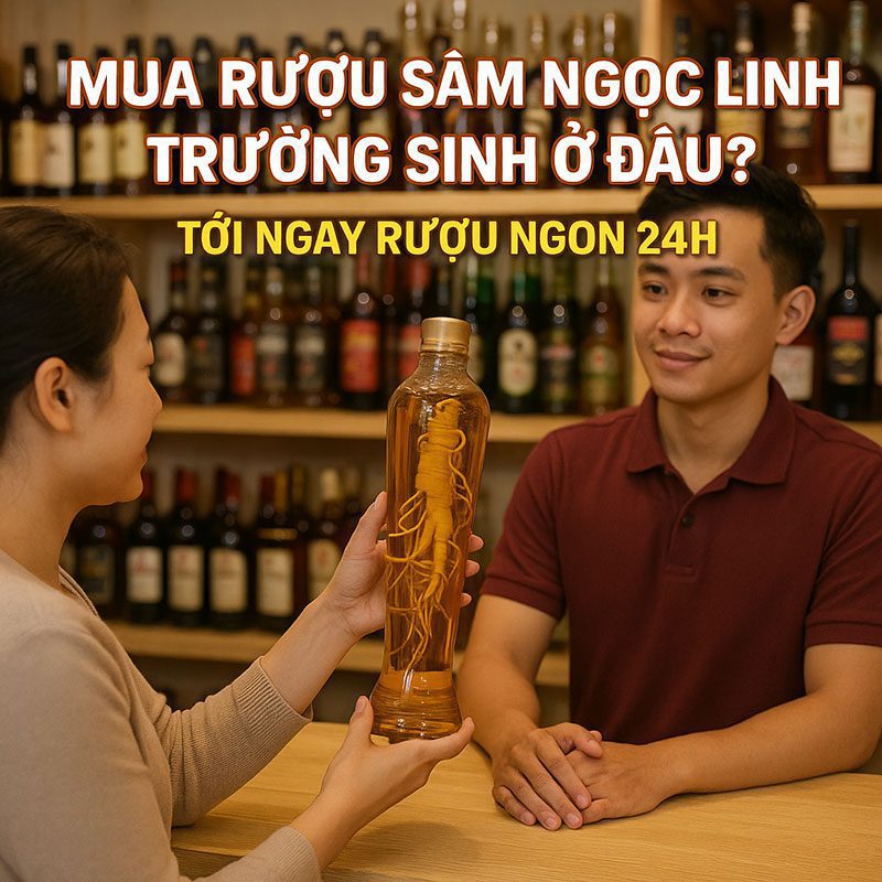 Mua Rượu Sâm Ngọc Linh Trường Sinh Ở Đâu?