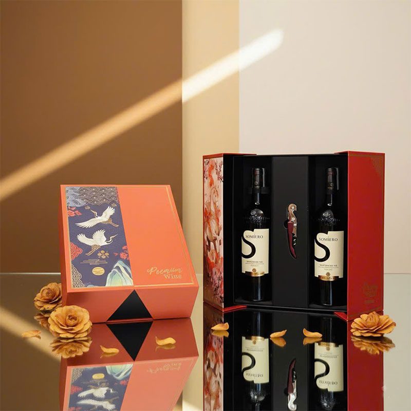 Hộp Quà 2 Chai Rượu Vang