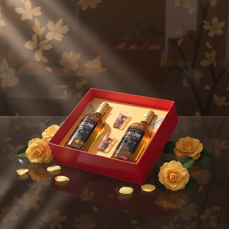 Quà Tết Rượu Sâm Ngọc Linh VIP