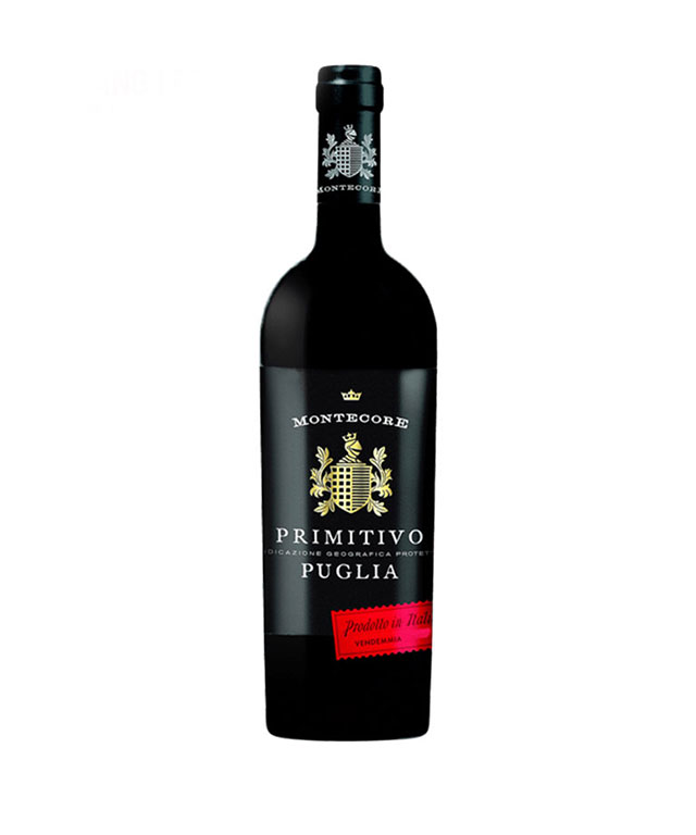 Rượu Vang Ý Montecore Primitivo Puglia