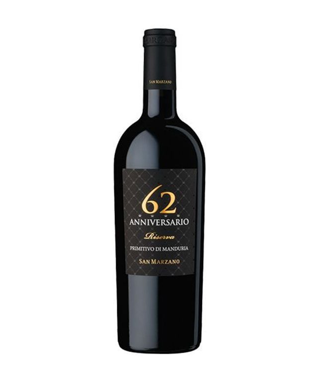 Rượu Vang Đỏ Ý 62 Anniversario Primitivo