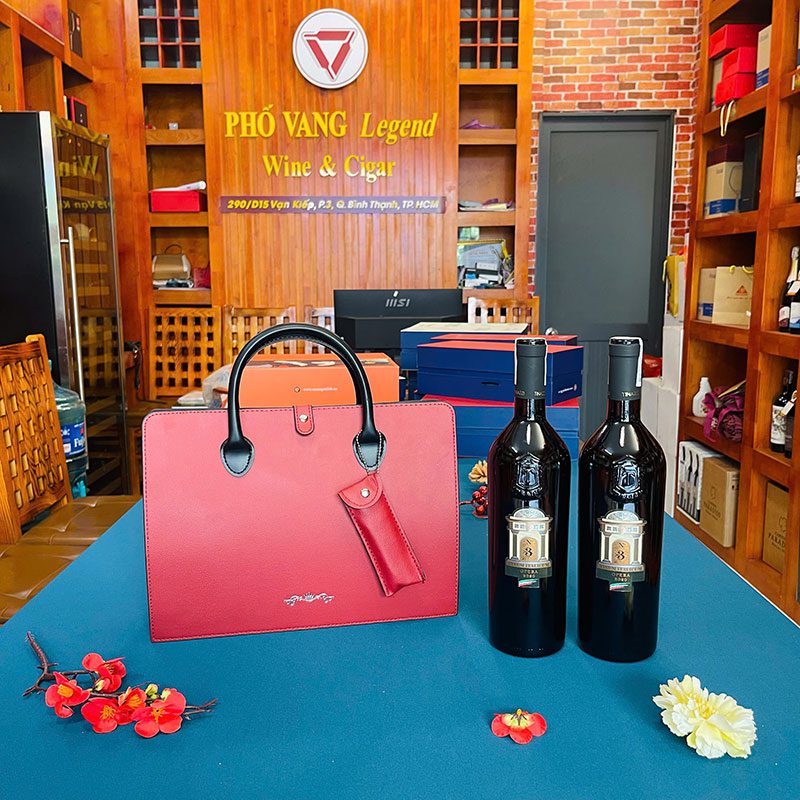 Giỏ Quà Tết Rượu Vang Đôi - RN02