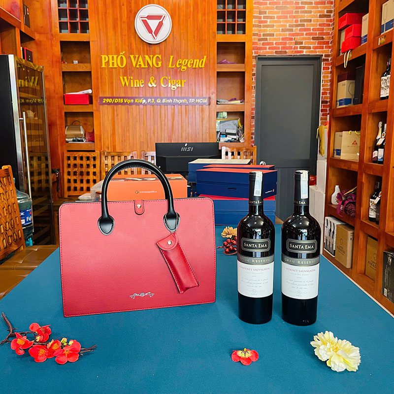 Giỏ Quà Tết Rượu Vang Đôi - RN04