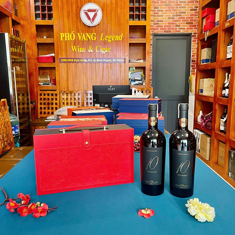 Hộp Quà Tết Rượu Vang Đôi - RN03