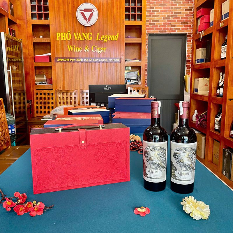 Hộp Quà Tết Rượu Vang Đôi - RN04