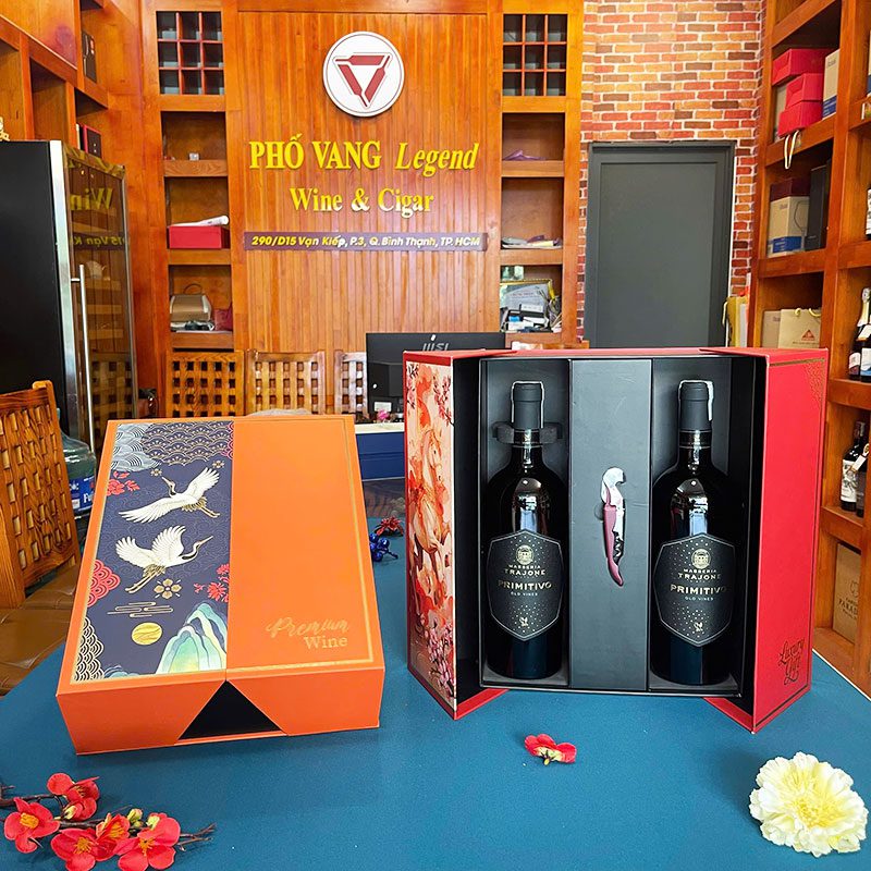 Hộp Quà Tết Rượu Vang Đôi - RN06