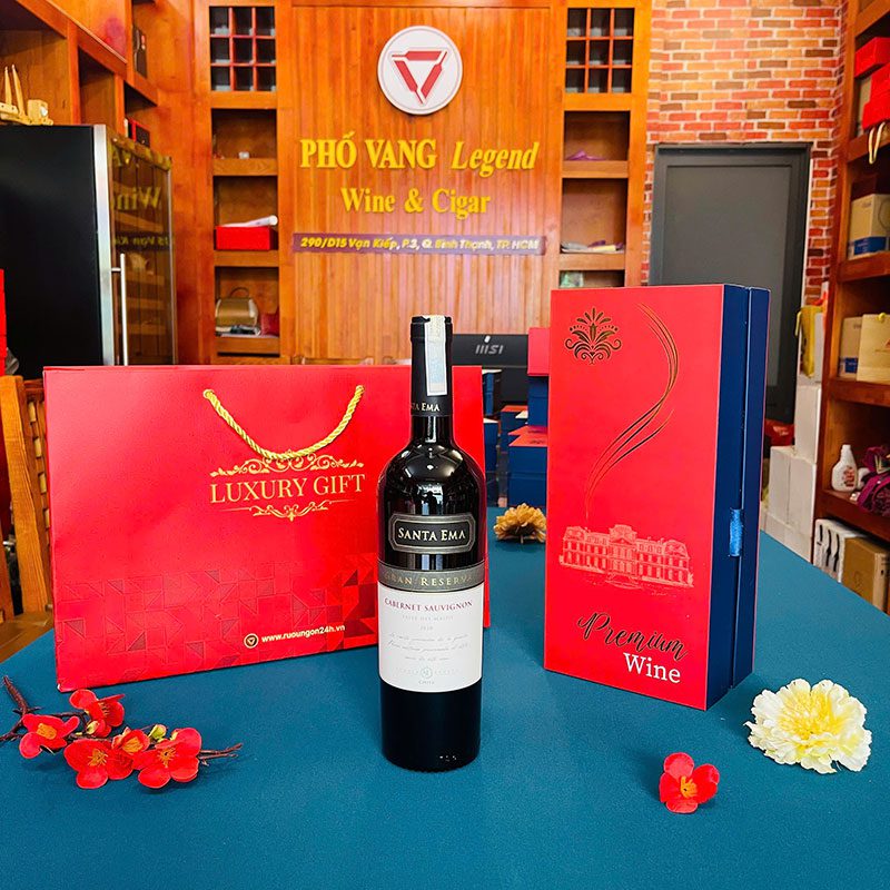 Hộp Quà Tết Rượu Vang Đơn - RN01
