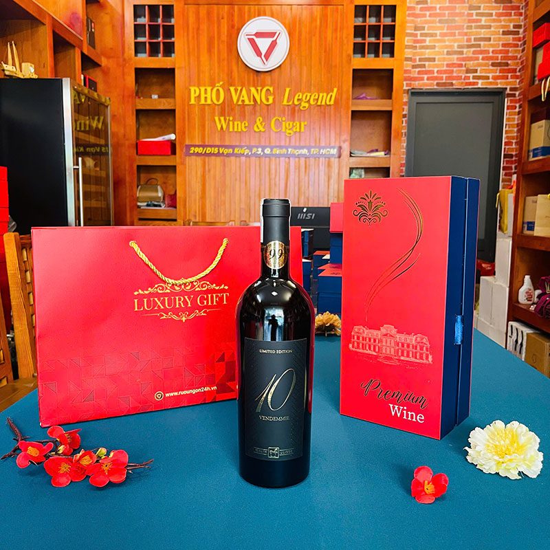 Hộp Quà Tết Rượu Vang Đơn - RN02