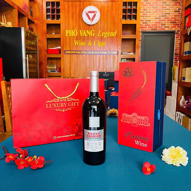 Hộp Quà Tết Rượu Vang Đơn - RN04