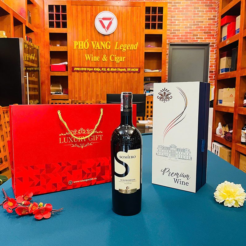 Hộp Quà Tết Rượu Vang Đơn - RN08