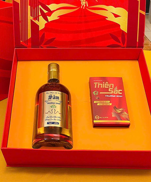 Quà Tết Rượu Sâm - 2