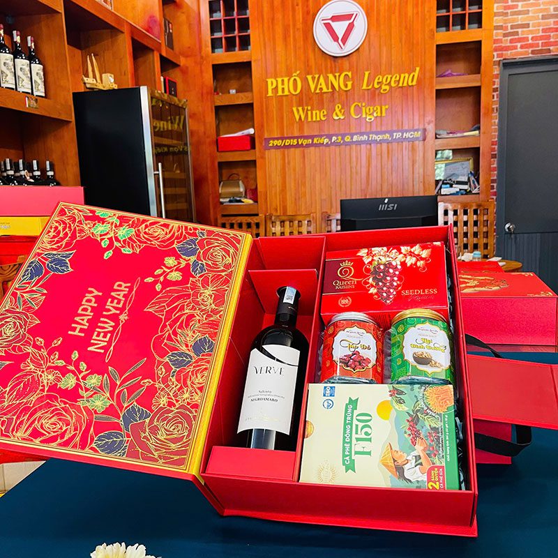 Quà Tết Rượu Vang & Bánh Kẹo - RN02