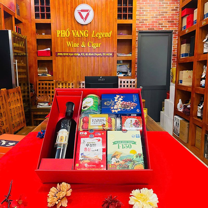 Quà Tết Rượu Vang & Bánh Kẹo - RN04