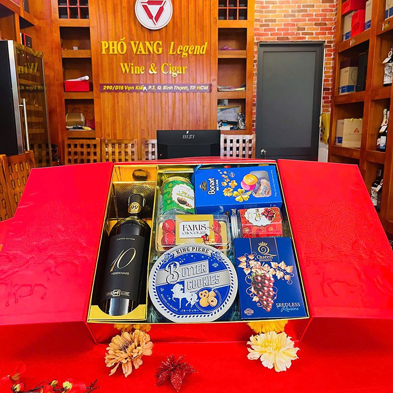 Quà Tết Rượu Vang & Bánh Kẹo - RN06
