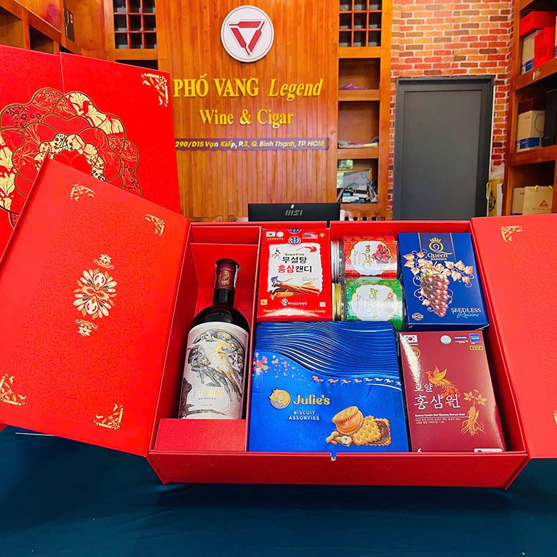 Quà Tết Rượu Vang & Bánh Kẹo - RN10