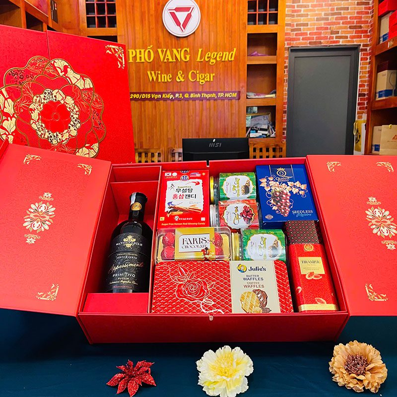 Quà Tết Rượu Vang & Bánh Kẹo - RN11