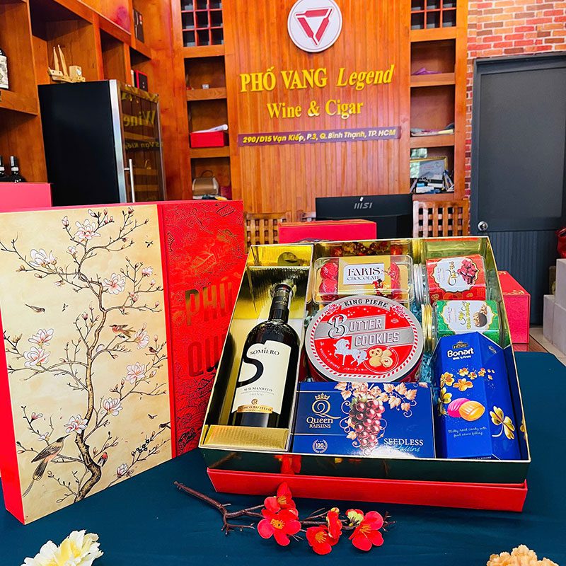 Quà Tết Rượu Vang & Bánh Kẹo - RN13