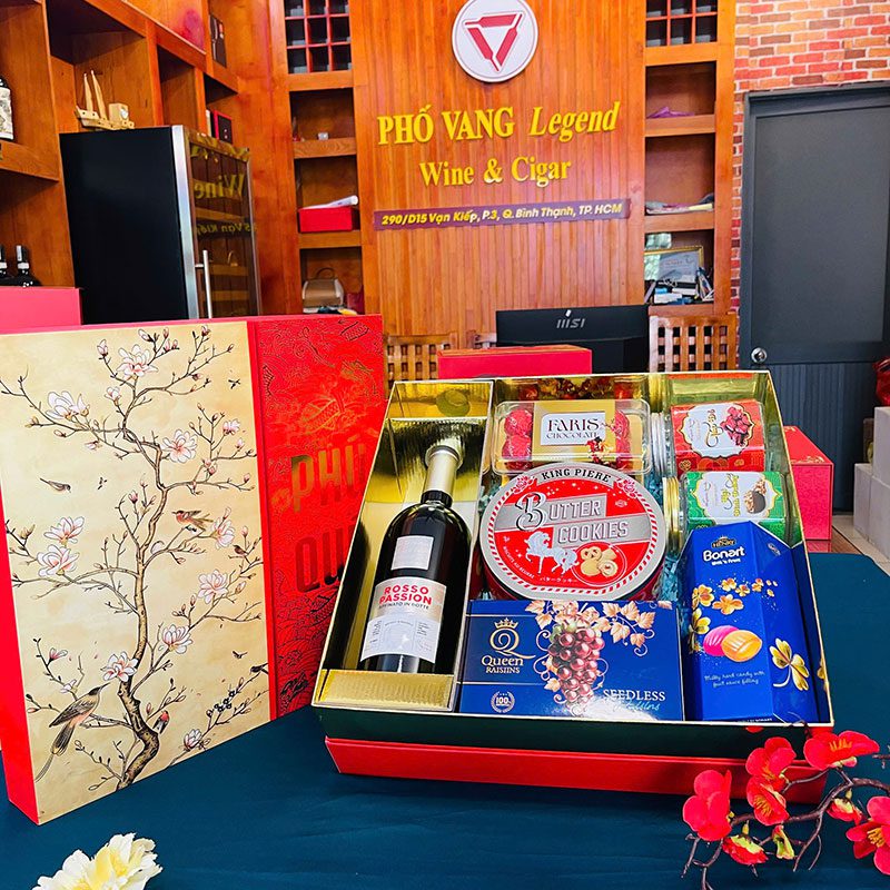 Quà Tết Rượu Vang & Bánh Kẹo - RN14