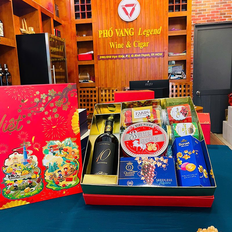 Quà Tết Rượu Vang & Bánh Kẹo - RN15