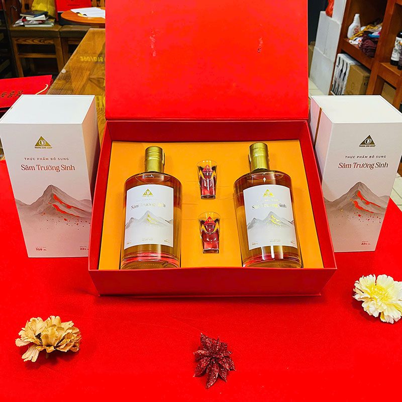 Set Quà Tết Rượu Sâm
