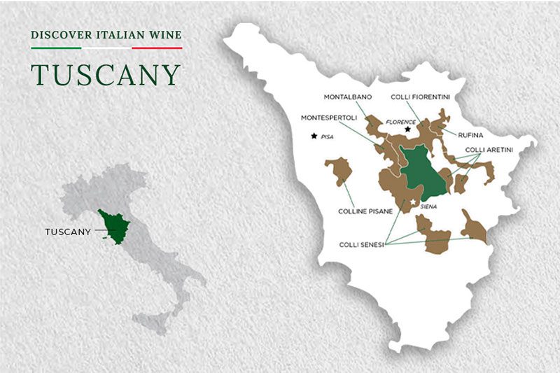 Tuscany Map