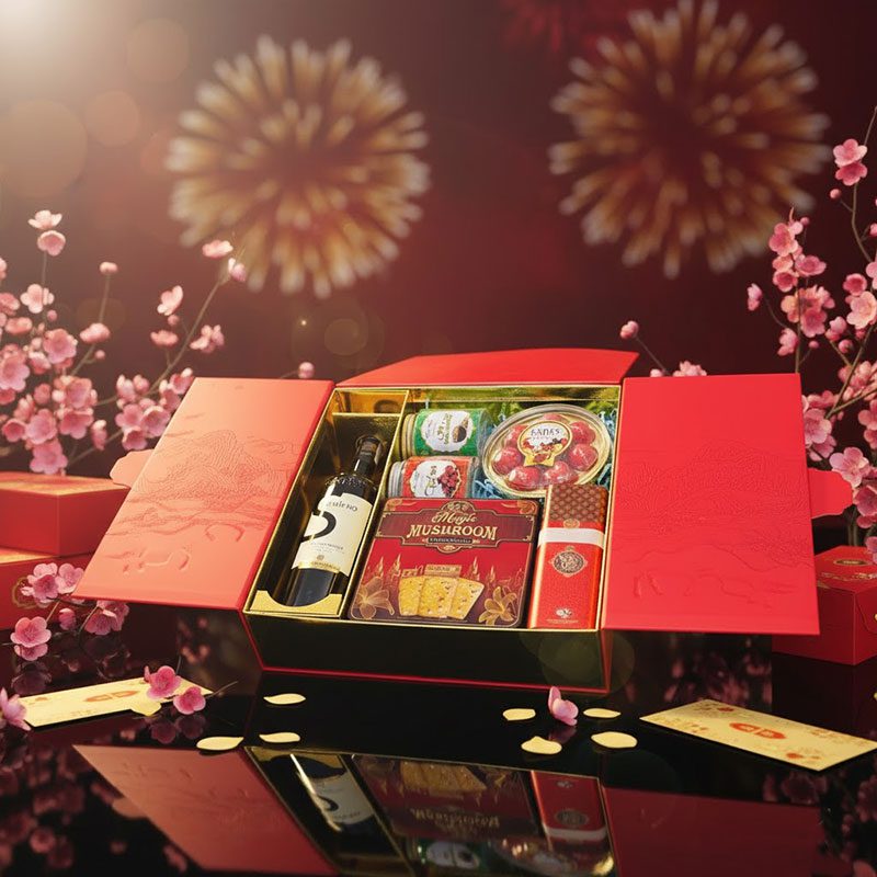 Hộp Quà Tết Bánh Kẹo Thượng Hạng