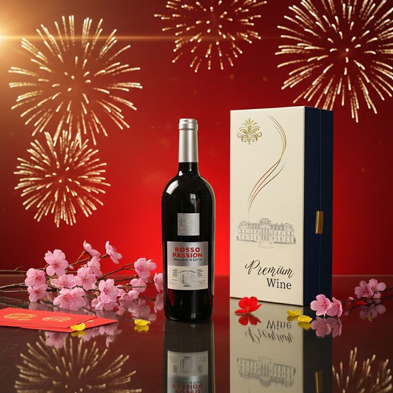 Set Quà 1 Chai Vang