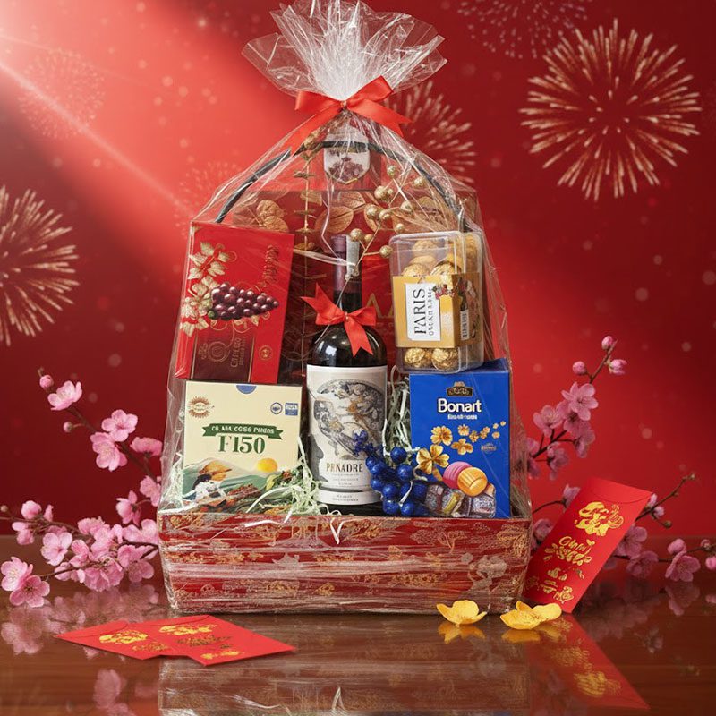 Giỏ Quà Tết Rượu Ngon 24H