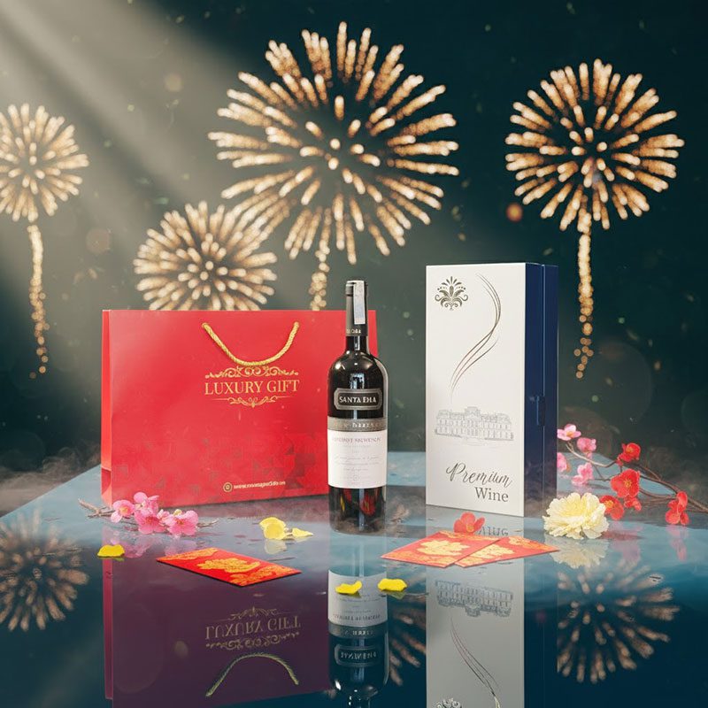 Hộp Quà Rượu Vang Đơn Tinh Tế