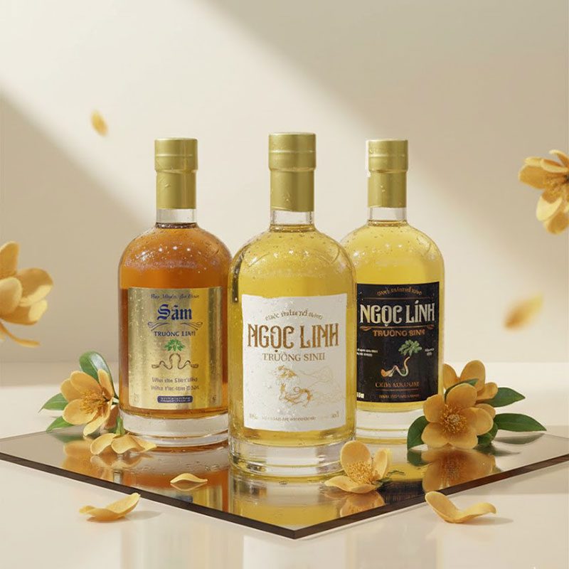 Quà Rượu Sâm Ngọc Linh Cao Cấp
