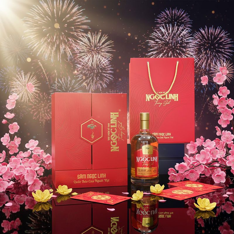 Set Quà Rượu Sâm Ngọc Linh