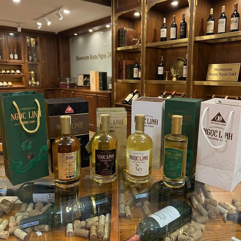 Những Chai Rượu Sâm Ngọc Linh Tại Rượu Ngon 24H