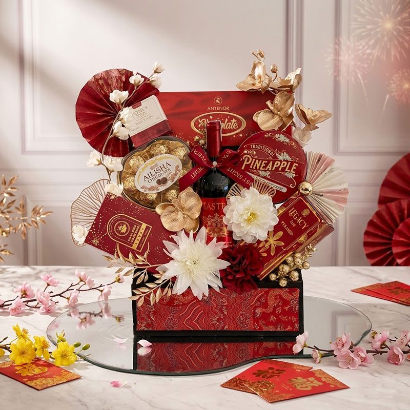 Giỏ Quà Tết Rượu Ngon 24H