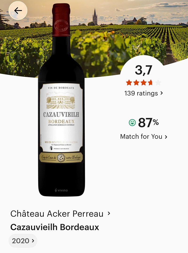 Vang Đỏ Cazauvieilh Bordeaux 2025