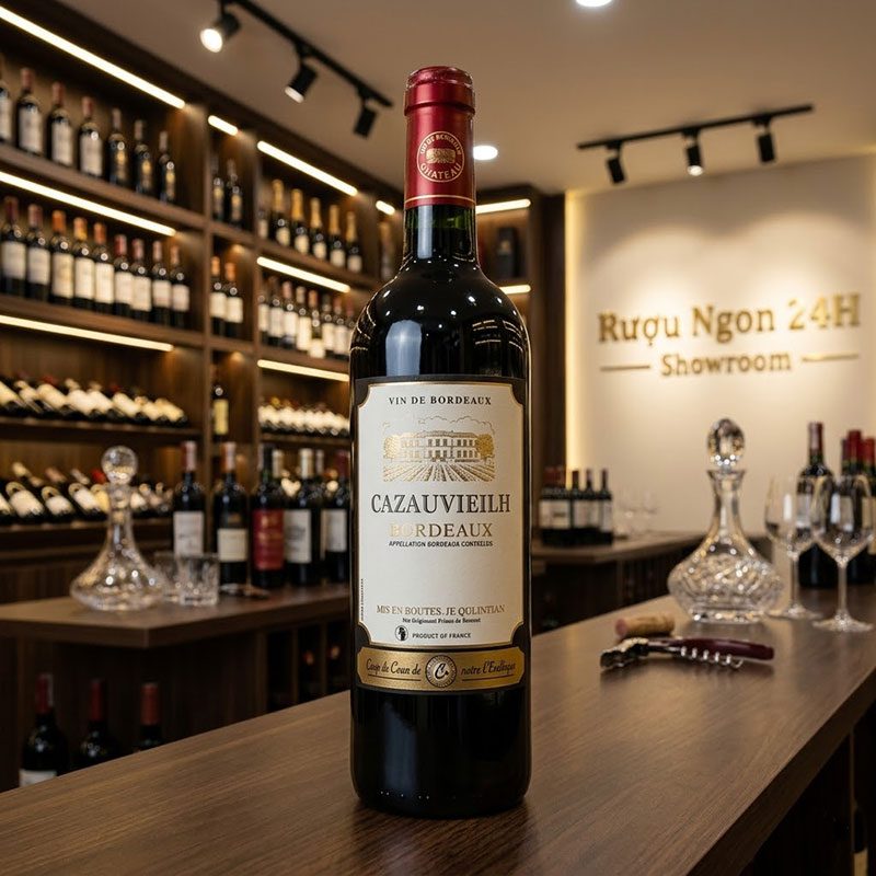 Vang Pháp Chateau Cazauvieilh Bordeaux 2025