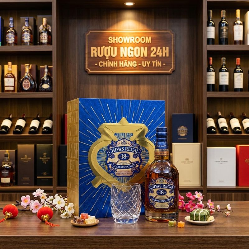 Quà Tặng Rượu Chivas 18