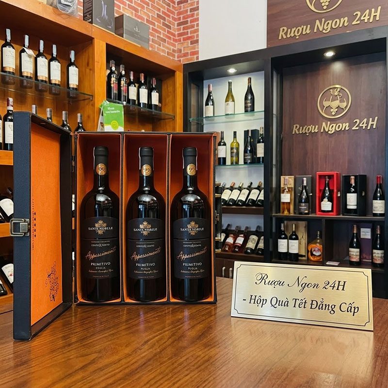 Vang Ý Cao Cấp Santi Nobile Cento X