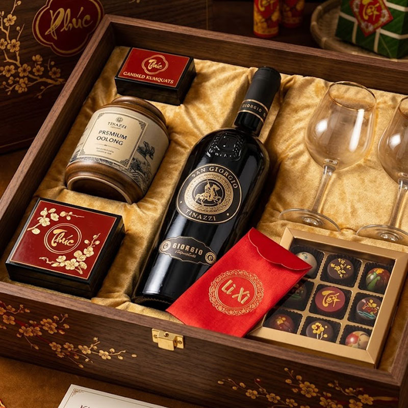 Mẫu Quà Vang Ý Cao Cấp