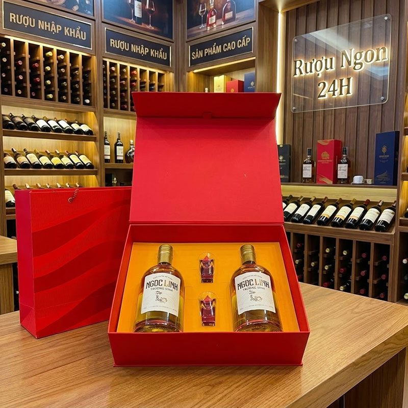 Set Quà Rượu Sâm Cho Khách VIP